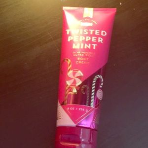 Twisted peppermint lotion from Bath and Body Works